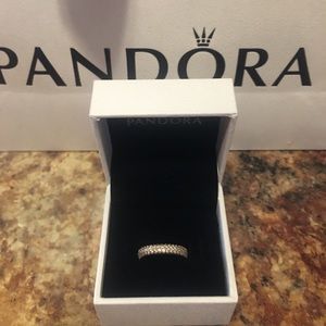 Pandora Rose Gold Inspiration Within ring size 50
